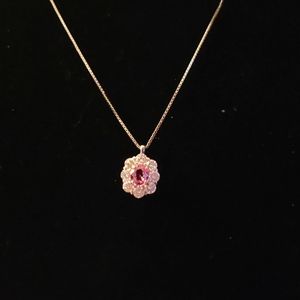 Padparadsca Sapphire in Platinum850/900